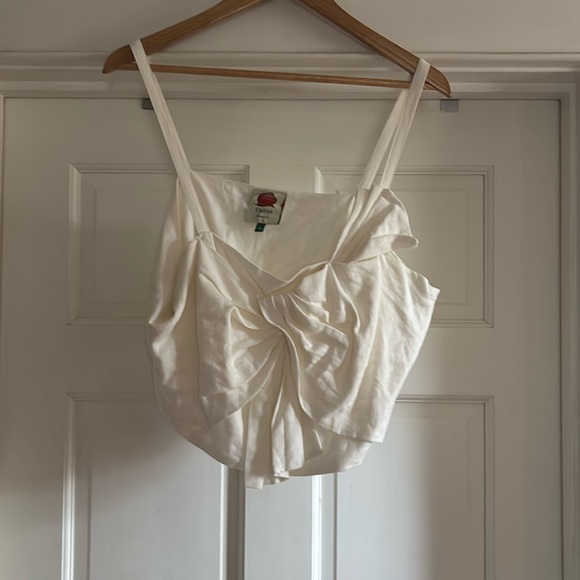 EUC farm rio twist front crop top - Picture 6 of 7